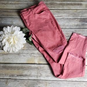 Old Navy Rockstar Mid-Rise Distressed Jeans